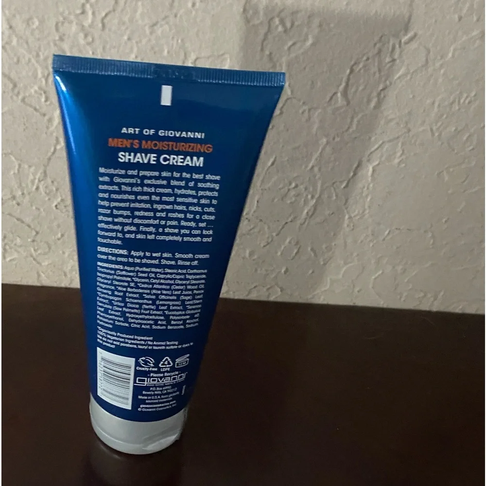 Art of Giovanni moisturizing shave cream for all skin types new in the box